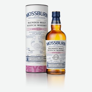 Виски Mossburn Speyside в подарочной упаковке, 0.7л