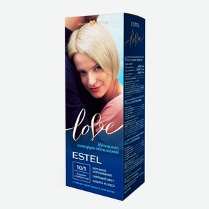 Крем-краска Estel Love для волос 10-1 блондин серебристый