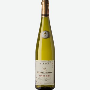 Вино Henri Ehrhart Pinot Gris белое полусухое, 0.75л