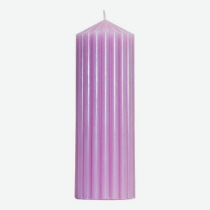 Свеча декоративная фактурная Сиреневая: свеча 620г