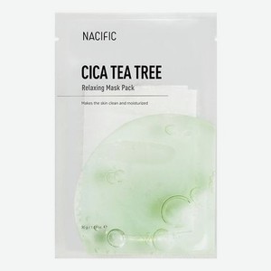 Тканевая маска для лица Cica Tea Tree Relaxing Mask Pack 30г: Маска 1шт