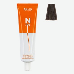 Перманентная крем-краска для волос N-JOY Permanent Color Cream 100мл: 7/17 Русый пепельно-коричневый