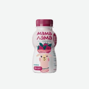 Йогурт МАМА ЛАМА малина 2,5%, 200г