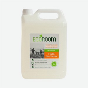 ECOROOM Средство для стирки 5л универсальное биоразлагаемое