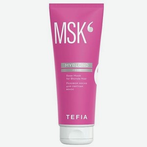 TEFIA Розовая маска для светлых волос Rose Mask for Blonde Hair MYBLOND