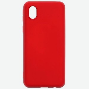 Чехол-накладка Krutoff Silicone Case для Samsung Galaxy A01 Core (A013) красный