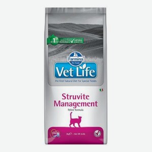 Корм сухой для кошек Farmina VetLife 2кг при мочекаменной болезни