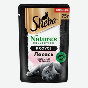 Корм для кошек Sheba 75г Natures Collection с лососем и горохом