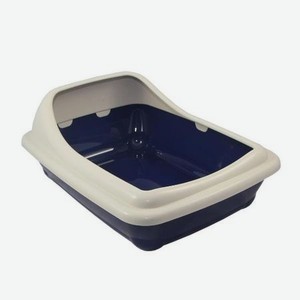Туалет-лоток для кошек M Lilli Pet Gobi 46х35х20 см темно-синий