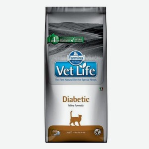Корм для кошек Farmina VetLife диабетик 2кг