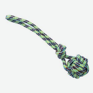 Грейфер N1 веревка с плетеным мячом и ручкой 40 см ГР108