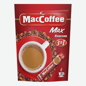 Кофейный напиток MacCoffee 3 в 1 Max Классический 16 г х 20 шт