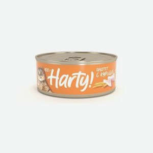Корм для кошек Harty 100г паштет с курицей для стерилизованных консервированный