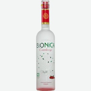 Водка особая BIONICA Сranberry 0,5л 40%