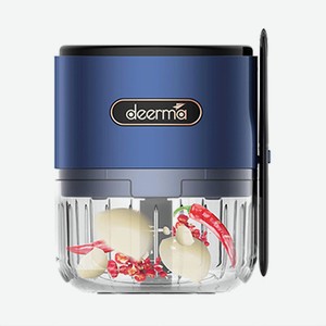 Портативный измельчитель Deerma Mini Garlic Grinder DEM-JS100 Blue