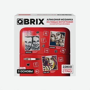 Мозаика алмазная на магнитных основах 8+, Qbrix, Китай