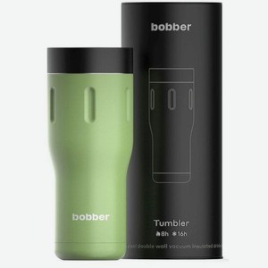 Термокружка BOBBER Tumbler-470, 0.47л, светло-зеленый/ черный [tumbler-470/gre]