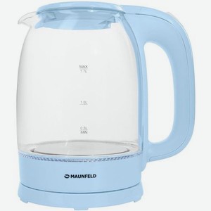 Чайник электрический MAUNFELD MGK-613BL, 2200Вт, голубой