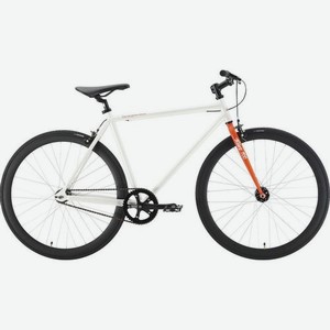 Велосипед STARK Terros 700 S (2022), дорожный (взрослый), рама 20 , колеса 28 , белый/оранжевый, 9.9кг [hq-0005322]