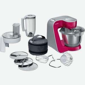 Кухонная машина Bosch Mum5 MUM58420, рубиновый / серебристый