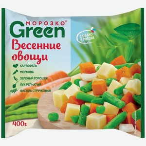 Овощи МОРОЗКО GREEN весенние, Россия, 400 г
