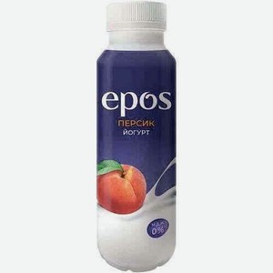 Йогурт Питьевой Epos Персик 250г