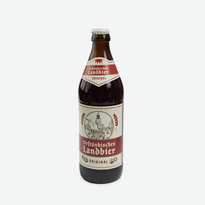 Пиво темное Urfrankisches Landbier Original 5.3% 0.5л, Германия