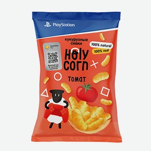 Кукурузные снеки Holy Corn Томат 50 г, Россия