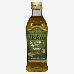 Масло оливковое Filippo Berio Extra Virgin рафинированное с добавлением нерафинированного, 500 мл