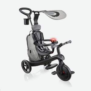 Велосипед-беговел Trike Explorer Deluxe Play (4 in 1), Globber, цвет: чёрно-серый