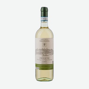 Вино итальянское белое DOC Orvieto Vallesanta Classico Barberani, 0.75 L