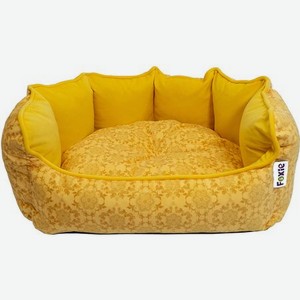 Лежак для животных Foxie Home Vintage желтый 53х46 см