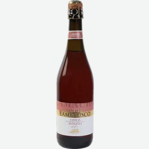 Вино Camauro Lambrusco игристое, жемчужное полусладкое розовое 8%, 0,75 л, Италия
