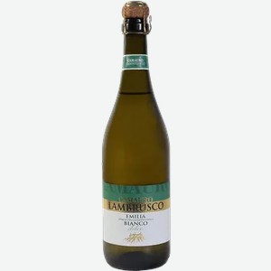 Вино Camauro Lambrusco игристое, жемчужное полусладкое белое 8%, 0,75 л, Италия