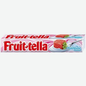 Жевательная конфета FRUIT-TELLA клубника-йогурт, 41г