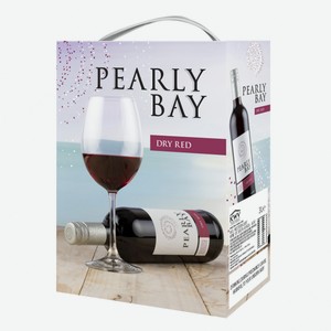 Вино Pearly Bay красное сухое, 3л
