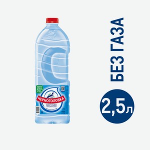 Вода Черноголовка питьевая негазированная, 2.5л