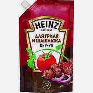 Кетчуп Heinz Шашлык-гриль 320г Дой-пак
