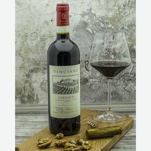 Вино Fattoria di Calappiano Кьянти Виничиано Красное Сухое 14,5% 0,75 л, Италия