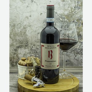 Вино Bellafonte Монтефалько Россо Помонтино Красное Сухое 13% 0,75 л, Италия
