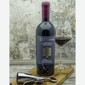 Вино Fattoria di Calappiano Санджовезе Коллегонци Красное Сухое 2015 г.у. 15,0% 0,75 л, Италия