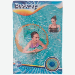 Круг для плавания Сладкий пончик TM Bestway Бествей 91см для детей от 10 лет