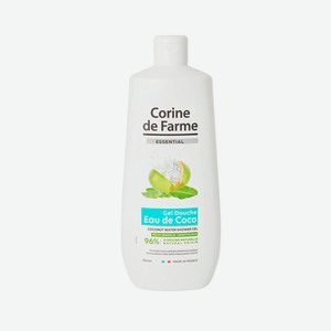 Гель д/душа женский Corine de Farme Essential Кокосовая вода 750мл