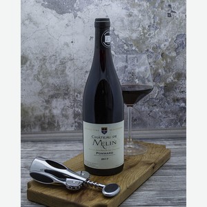 Вино Chateau De Melin Шато де Мелан Поммар Красное Сухое 2017 г.у. 13% 0,75 л, Франция