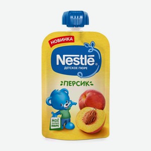 Фруктовое пюре Nestle персик, с 4 месяцев, 90 г