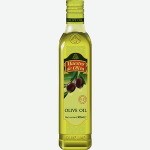 Масло оливковое МАЭСТРО ДЭ ОЛИВА 100%, 0.5л