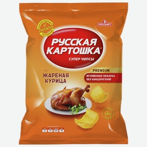Чипсы РУССКАЯ КАРТОШКА жареная курица, 0.14кг