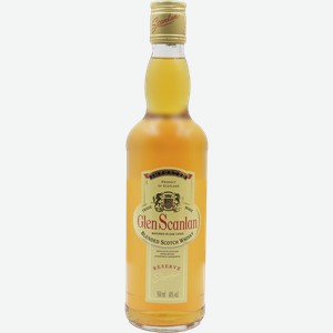 Виски шотландское купажированное ГЛЕН СКАНЛАН резерв, 0.5л