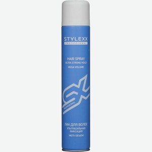 Лак для волос Stylexx Professional, Mega Volume, ультрасильная фиксация, 500мл
