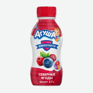 Йогурт АГУША Северные ягоды 2,7%, 180г